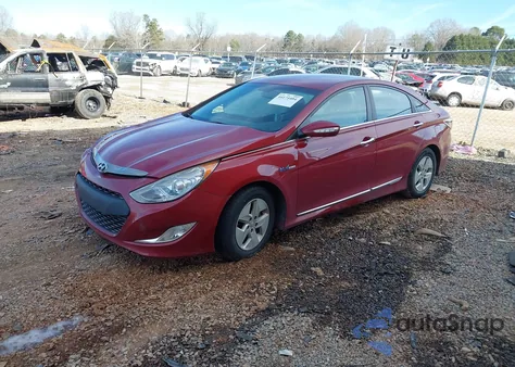 2012 Hyundai Sonata Hybrid из США, поврежденный, VIN KMHEC4A47CA055108